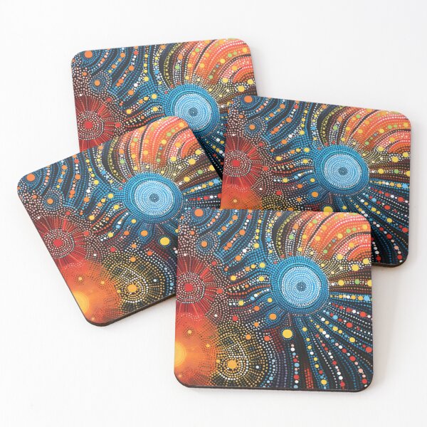 Item preview, Aboriginal Inspired Dot Art - Myriad designed and sold by GrinGalore.