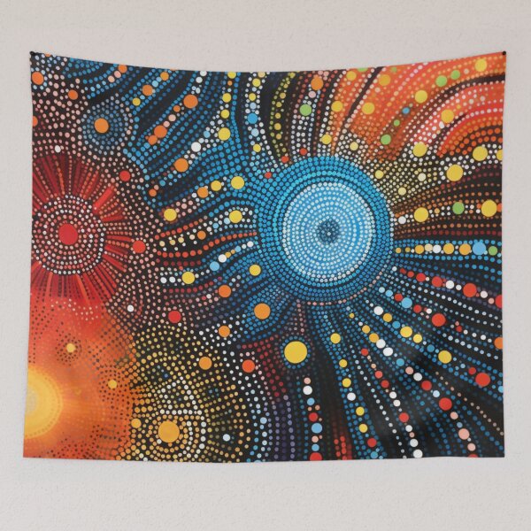 Item preview, Aboriginal Inspired Dot Art - Myriad designed and sold by GrinGalore.