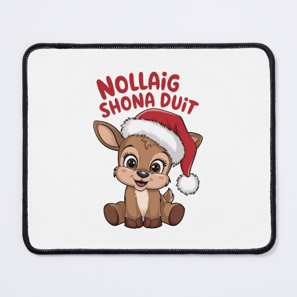 Item preview, Nollaig Shona Duit Irish Baby Reindeer designed and sold by REAL IRISH GIFTS.