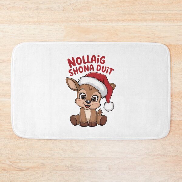 Item preview, Nollaig Shona Duit Irish Baby Reindeer designed and sold by REAL IRISH GIFTS.
