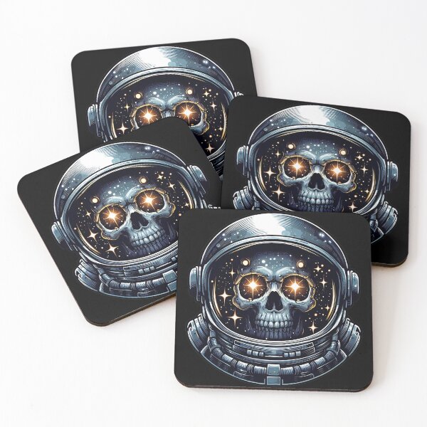 Item preview, Galactic Skull Astronaut Glow designed and sold by JavisSRDesign.