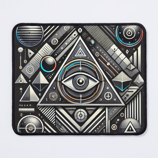 Item preview, Illuminati Eye: A Geometric Exploration of Mystical Symbols designed and sold by aunins7.
