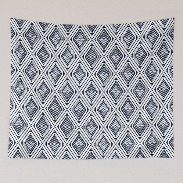 Item preview, White square ethnic modern pattern designed and sold by _Patternique_.