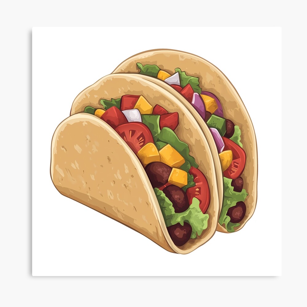 Yummy Taco Fiesta! Delicious tacos Canvas Print
