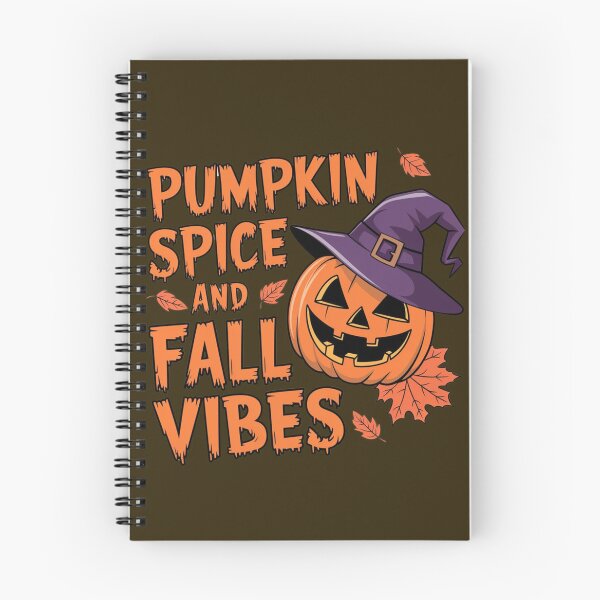 Item preview, Pumpkin Spice and Fall Vibes with Jack O' Lantern & Witch Hat designed and sold by pnidesign.