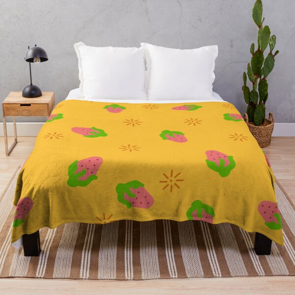 Item preview, Orange strawberry print designed and sold by Ellaphantd3sign.