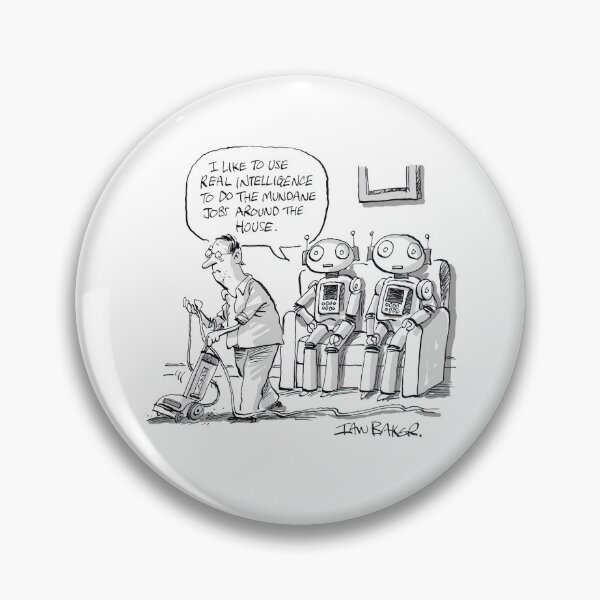 Item preview, AI Robots cartoon designed and sold by IanBakerToons.
