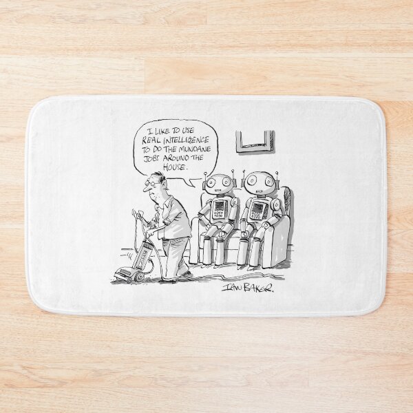 Item preview, AI Robots cartoon designed and sold by IanBakerToons.
