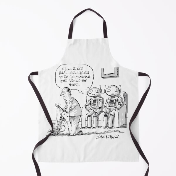 Item preview, AI Robots cartoon designed and sold by IanBakerToons.