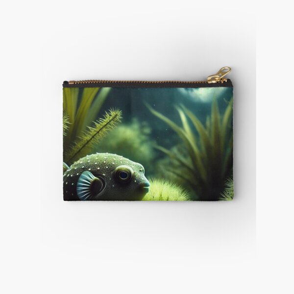 Item preview, Resting at Night: Puffer Fish in Tranquil Waters designed and sold by NocturnalNook.