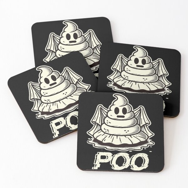 Item preview, Funny Poop Poop Ghost Poo Instead Of Boo designed and sold by LuminOrb.
