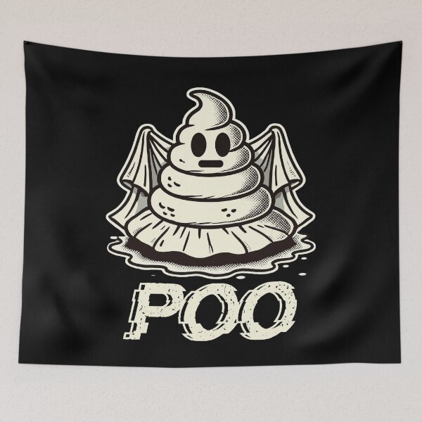 Item preview, Funny Poop Poop Ghost Poo Instead Of Boo designed and sold by LuminOrb.