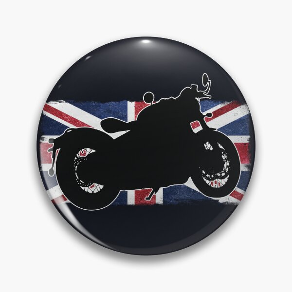 Item preview, Bobber Motorcycle Helmet Sticker | Great Britain Flag Bumper Sticker | Distressed UK Flag Hydro Sticker | United Kingdom Custom Bobber Sticker  designed and sold by SW Longwave.