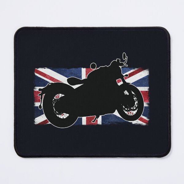Item preview, Bobber Motorcycle Helmet Sticker | Great Britain Flag Bumper Sticker | Distressed UK Flag Hydro Sticker | United Kingdom Custom Bobber Sticker designed and sold by SW Longwave.