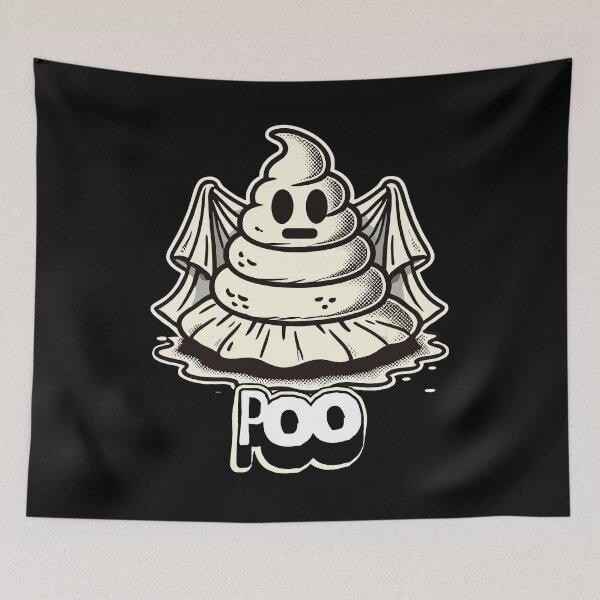 Item preview, Funny Poop Pile Ghost Humorous Poop designed and sold by LuminOrb.
