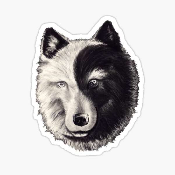 Yin Lang (no characters) Sticker