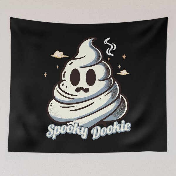 Item preview, Funny Spooky Dookie Poop Ghost designed and sold by LuminOrb.