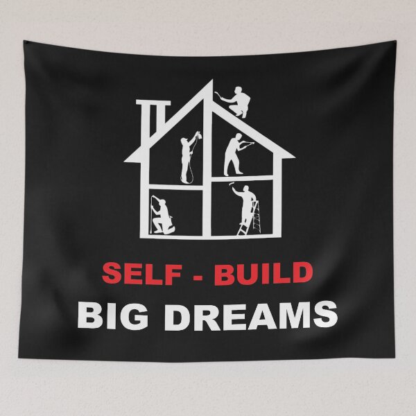 Item preview, DIY self Build - Build a House shirt - Build A Dream Home - Self Build Shirt - Self Build t shirt - Self Build A Dream Shirt - Build a home Shirt - Grand Designs Shirt designed and sold by happygiftideas.