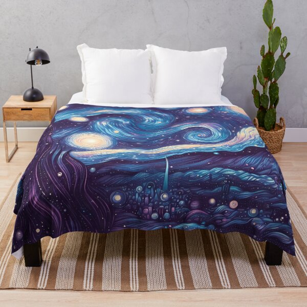 Item preview, Vincent Van Gogh's Starry Night: A Modern Cosmic Interpretation Reimagining designed and sold by HeeShirt.