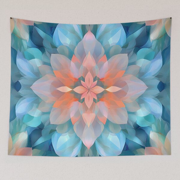 Item preview, Kaleidoscopic Lotus Harmony designed and sold by AI-Only Creations.