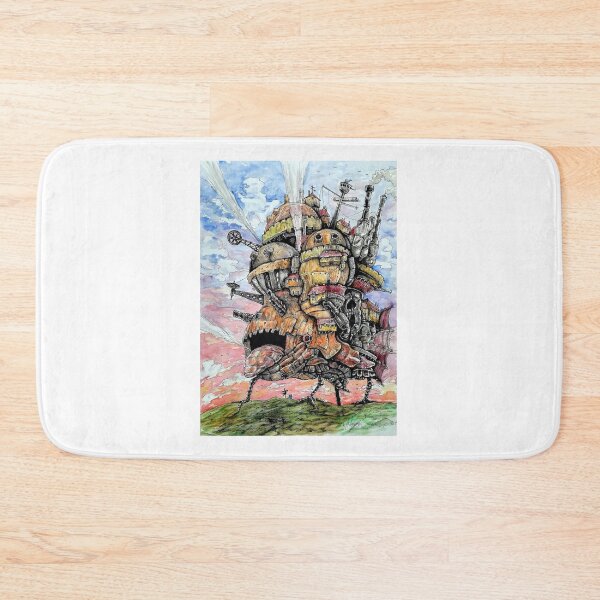 Item preview, Howl's Moving Castle Watercolor with Ink designed and sold by Inkhov Art.