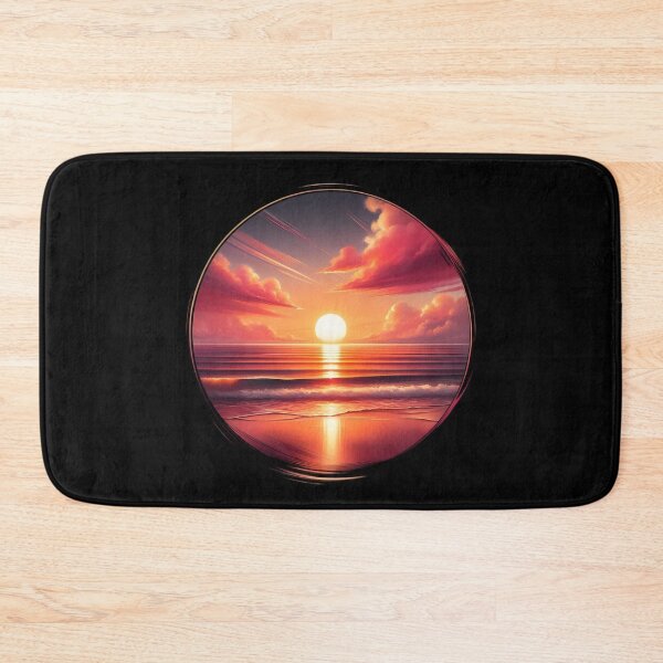 Item preview,  Dreamy Sunset Over Serene Ocean Waves designed and sold by pumsquare.