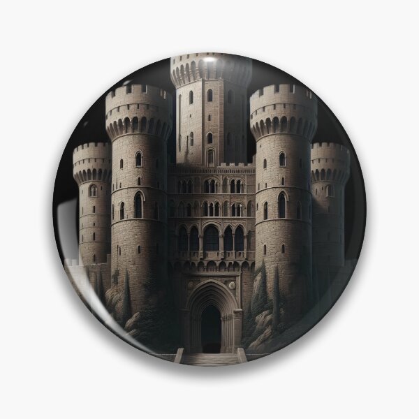 Item preview,  Majestic Medieval Fortress Illustration designed and sold by pumsquare.