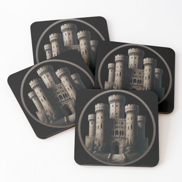 Item preview,  Majestic Medieval Fortress Illustration designed and sold by pumsquare.