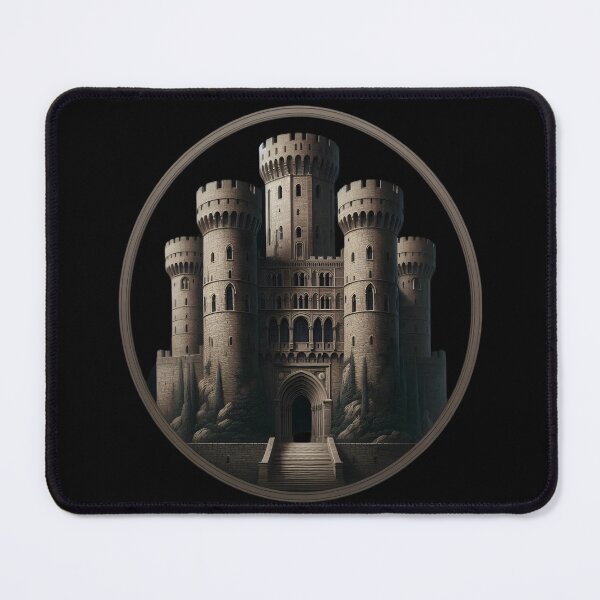 Item preview, Majestic Medieval Fortress Illustration designed and sold by pumsquare.