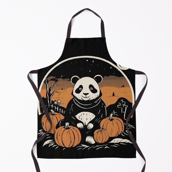Item preview, Halloween Panda Among The Pumpkins. designed and sold by DotisDreams.