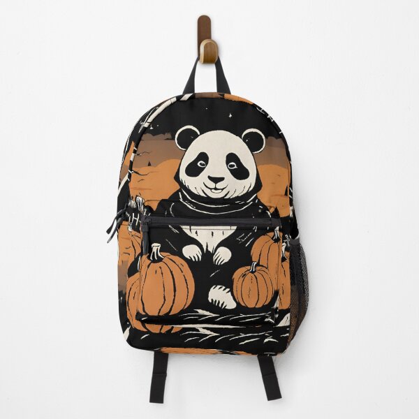 Item preview, Halloween Panda Among The Pumpkins. designed and sold by DotisDreams.