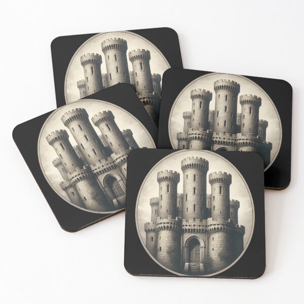 Item preview,  Majestic Medieval Castle Illustration designed and sold by pumsquare.