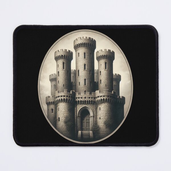 Item preview, Majestic Medieval Castle Illustration designed and sold by pumsquare.