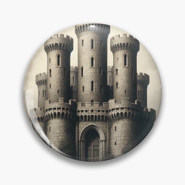 Item preview,  Majestic Medieval Castle Illustration designed and sold by pumsquare.