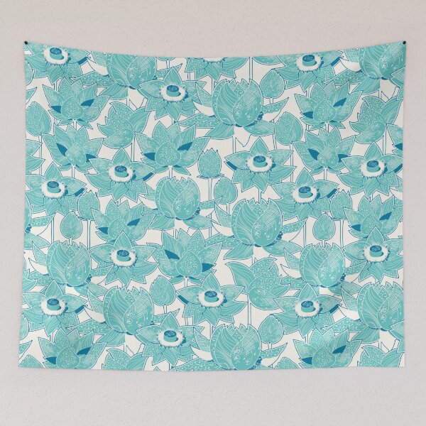 Item preview, Magic Lotus, Turquoise and white version designed and sold by Alex  Blud.