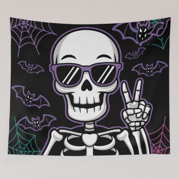 Item preview, Halloween DJ Skelet designed and sold by BugiDesignArt.