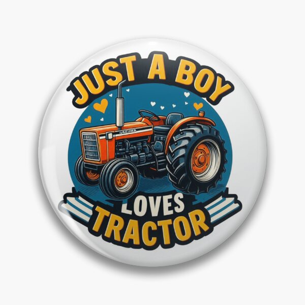 Item preview, Just a boy, Loves tractor designed and sold by niclothing.