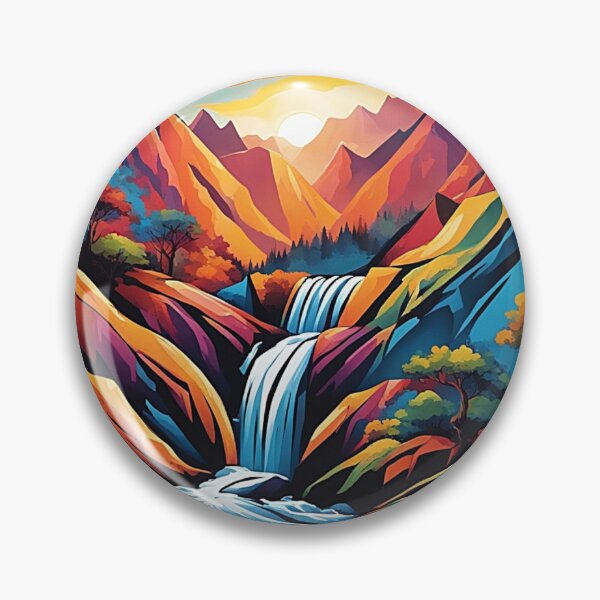 Item preview, Waterfall at sunrise 3 designed and sold by George Hutton Hunter.