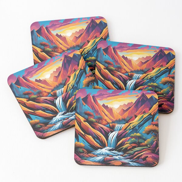 Item preview, Waterfall at sunrise 3 designed and sold by George Hutton Hunter.