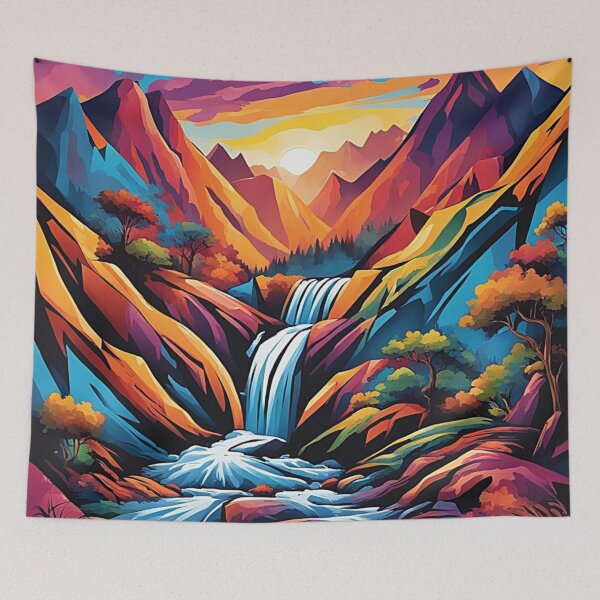 Item preview, Waterfall at sunrise 3 designed and sold by George Hutton Hunter.