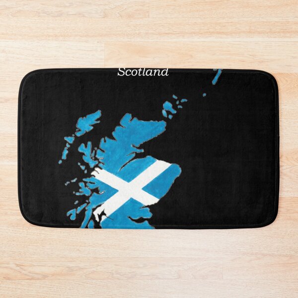 Item preview, Scotland / Alba hand painted map Scottish Gaelic white text designed and sold by Mamaidh Made.