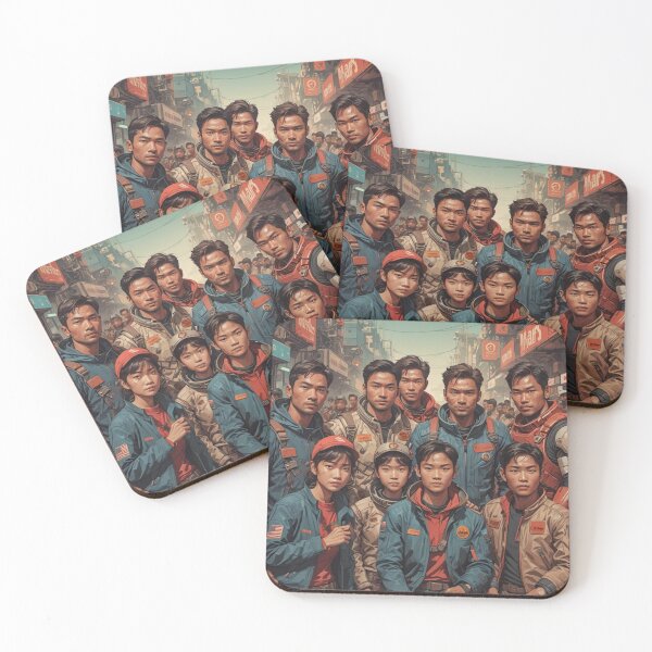 Item preview, Astronauts on Urban Exploration designed and sold by ZenOfAIarts.