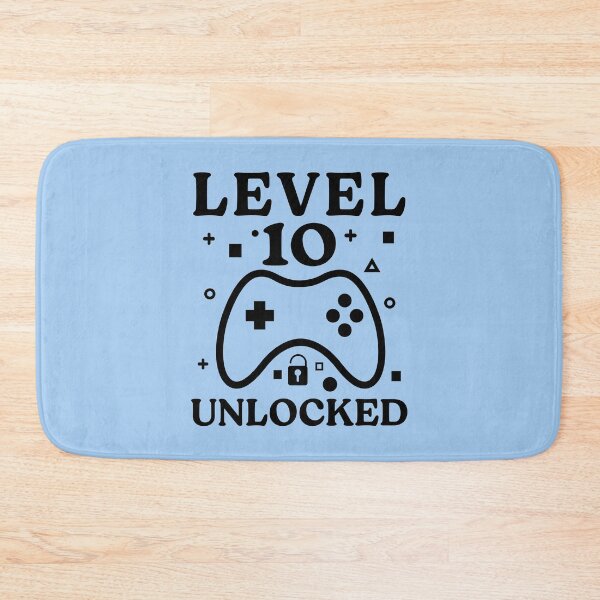 Item preview, Level Ten Unlocked | 10 Years Kids Birthday designed and sold by jensbyorlando.