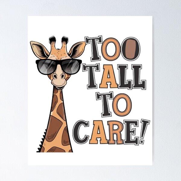 Item preview, Chill Giraffe with Oversized Sunglasses designed and sold by Petpixy.