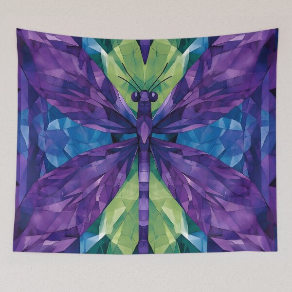 Item preview, Crystallized Dragonfly Symphony designed and sold by AI-Only Creations.