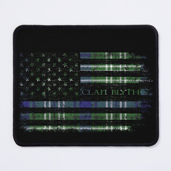 Item preview, Clan Blyth Scottish tartan US flag kilt Scotland designed and sold by Clan1093.