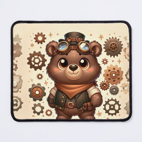 Item preview, Steampunk Cave Bear designed and sold by Sillytoe.