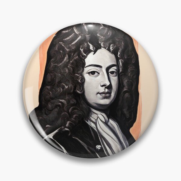 Item preview, English Poet William Congreve - orange - illustration designed and sold by Litstoy.