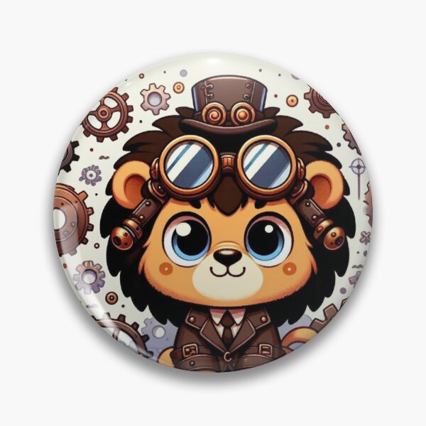 Item preview, Steampunk Cave Lion designed and sold by Sillytoe.
