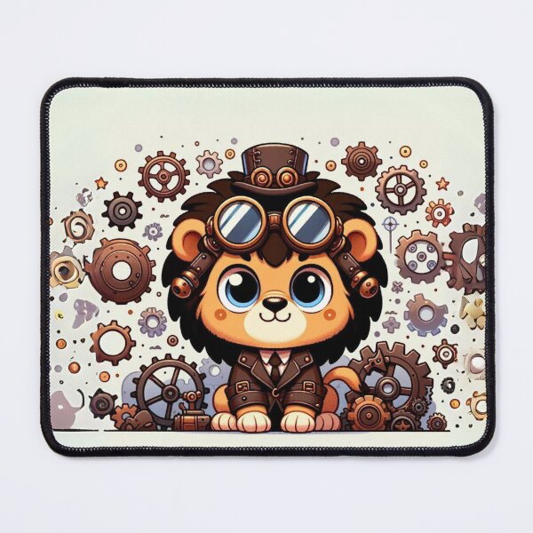 Item preview, Steampunk Cave Lion designed and sold by Sillytoe.